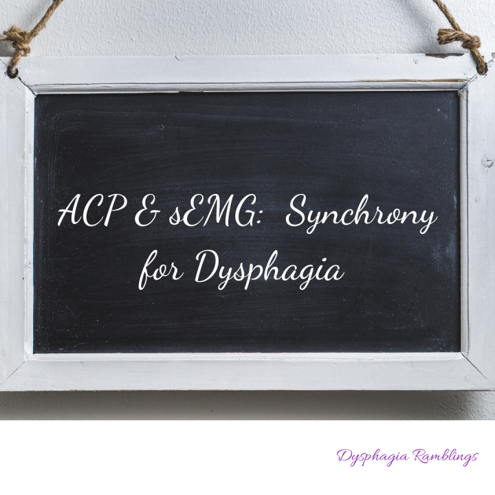 ACP and sEMG:  Synchrony for Dysphagia